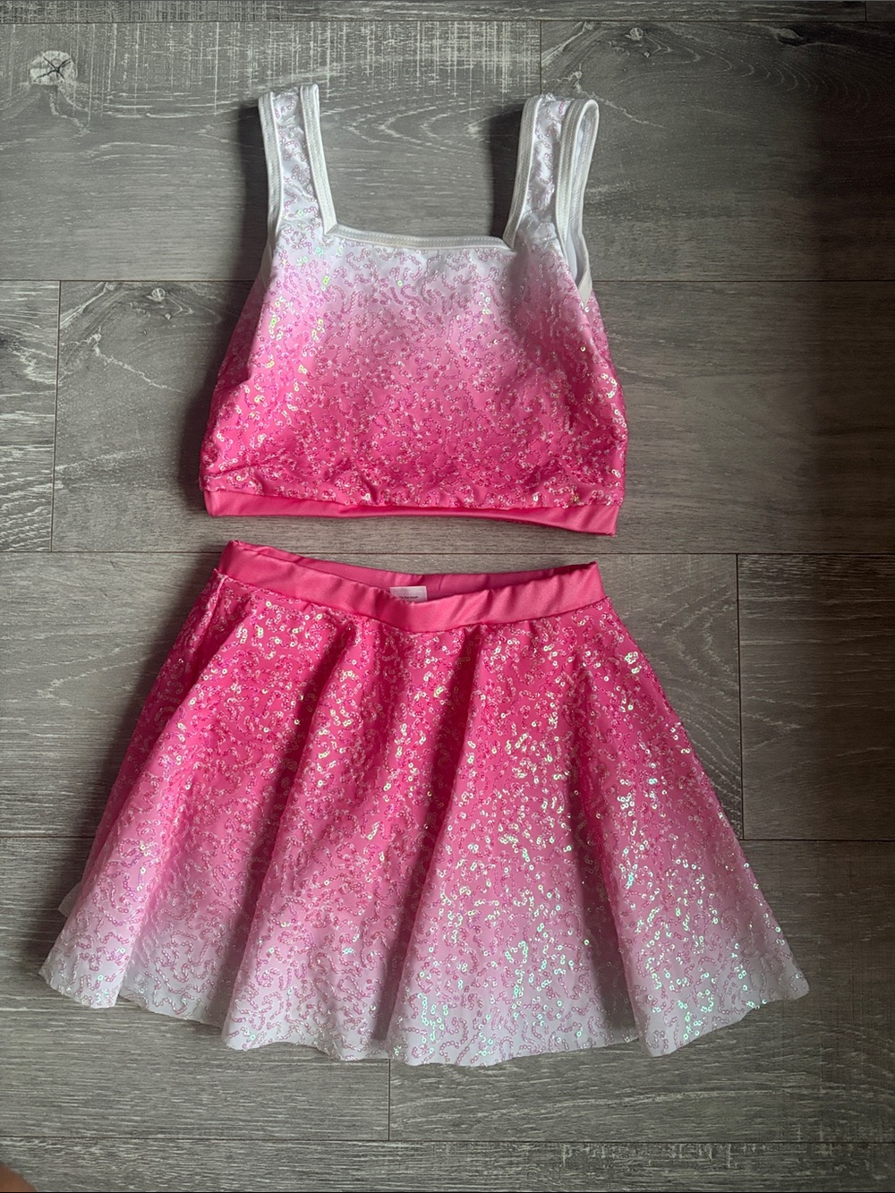 Two Piece Sequin Costume